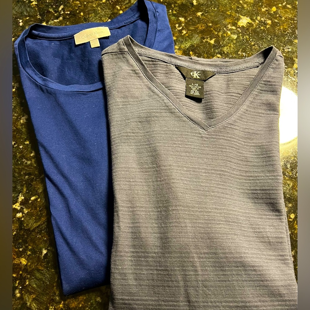 Lot of 2 Men’s Calvin Klein T-Shirts